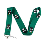 Lanyard - Sanrio - Badtz-Maru on Green Background