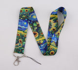 Lanyard - Vincent van Gogh - Sunflowers and Starry Night