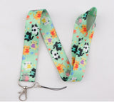 Lanyard - Cartoon Cats and Flowers