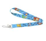 Lanyard - Pokémon - Pokemon Characters (Light Blue With Printed Names)