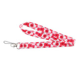 Lanyard - Red Poppy Flowers