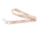 Lanyard - Light Brown Marble Pattern