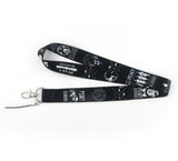 Lanyard - Skull and Gothic Pattern