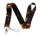 Lanyard - Black Cat and Moon Phases