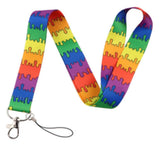 Lanyard - Rainbow Drips
