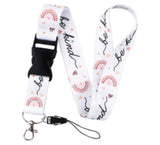 Lanyard - "Be Kind" Rainbows and Hearts