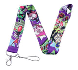 Lanyard - Invader Zim - Zim, Gir, Dib, Gaz, and Professor Membrane on Purple and Green