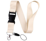 Lanyard - Plain Cream