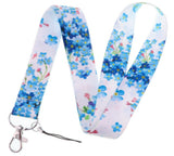 Lanyard - Forget-Me-Nots Floral Pattern
