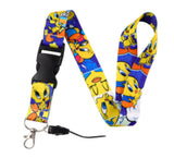 Lanyard - Looney Tunes - Tweety Bird with Various Expressions on a Blue and Yellow Background