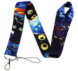 Lanyard - Vincent van Gogh - Black Cat in Starry Night
