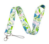 Lanyard - Badminton Shuttlecock Pattern