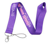 Lanyard - "Sometimes You Forget You're Awesome" with Flowers