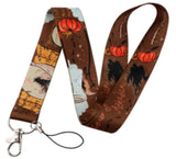 Lanyard - Halloween Witch and Pumpkins