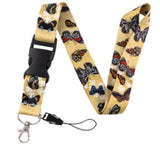 Lanyard - Butterflies on Yellow