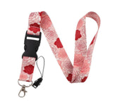 Lanyard - Red and Pink Roses