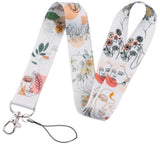 Lanyard - Abstract Faces and Flowers