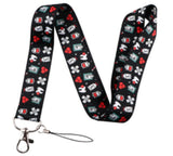 Lanyard - Pixelated Cross, Battery, Ghost, and Heart