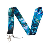 Lanyard - Teal Cosmic Pattern