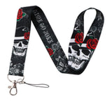 Lanyard - Skull with Hat and Roses