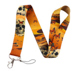 Lanyard - Skull and Butterflies