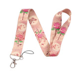 Lanyard - Rose and Butterfly Pattern