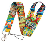 Lanyard - Disney - Mickey Mouse, Donald Duck, Goofy, Pluto, Daisy Duck, Minnie Mouse, Chip 'n' Dale, Scrooge
