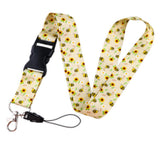 Lanyard - Bumblebees and Sunflowers