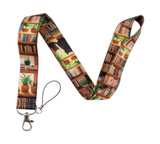 Lanyard - Bookshelf Cat