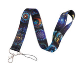 Lanyard - Sun and Moon Stained Glass Pattern