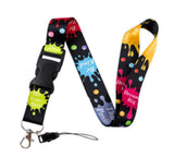 Lanyard - Paint Splatter with Inspirational Words