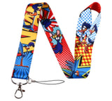 Lanyard - Looney Tunes - Road Runner and Daffy Duck Comic Pop Art