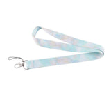 Lanyard - Blue and Gold Marble