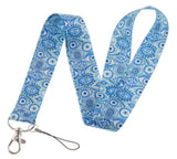 Lanyard - Evil Eye Pattern (Blue)