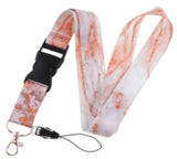 Lanyard - Rose Gold Marble