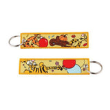 Embroidery Keychain - Winnie the Pooh - Tigger (Balloon & Pumpkin Cart)
