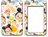 ID Card Badge Holder - Disney - Tsum Tsum Character Faces Pattern