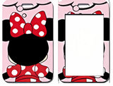 ID Card Badge Holder - Mickey & Friends - Minnie Mouse Red Polka Dot Bow