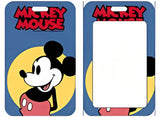 ID Card Badge Holder - Mickey & Friends - Mickey Mouse Smiling On Blue Background