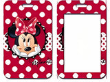 ID Card Badge Holder - Mickey & Friends - Minnie Mouse Red Polka Dot