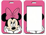 ID Card Badge Holder - Mickey & Friends - Minnie Mouse Resting Chin On Hands