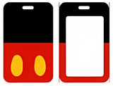 ID Card Badge Holder - Mickey & Friends - Mickey Mouse Red Black Yellow Pants