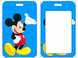 ID Card Badge Holder - Mickey & Friends - Mickey Mouse Waving Blue Card