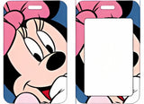 ID Card Badge Holder - Mickey & Friends - Minnie Mouse Close-Up Pink Bow
