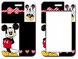ID Card Badge Holder - Mickey & Friends - Mickey Mouse With Red Bows And Hearts