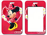 ID Card Badge Holder - Mickey & Friends - Minnie Mouse In Red Polka Dot Dress