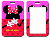 ID Card Badge Holder - Mickey & Friends - Minnie Mouse Red Polka Dot Dress