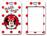 ID Card Badge Holder - Mickey & Friends - Minnie Mouse Red Polka Dot Card