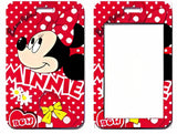 ID Card Badge Holder - Mickey & Friends - Minnie Mouse Red Polka Dot Bow (Style 2)