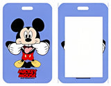 ID Card Badge Holder - Mickey & Friends - Mickey Mouse Making Funny Face Blue